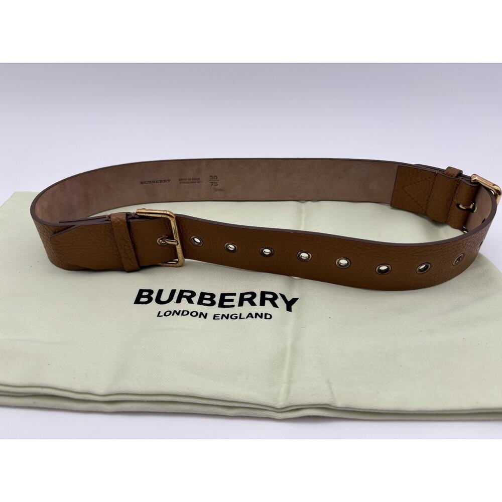 Burberry Gifford Belt (40mm London Grainy Leather) Size 30in/ 75cm – NWT